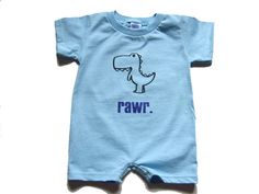 236x177 Body Mit Name Uahhh Monster, Blau rot Baby Body, Babies