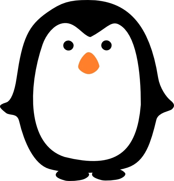 576x599 Penguin Clip Art Free Vector In Open Office Drawing Svg ( Svg
