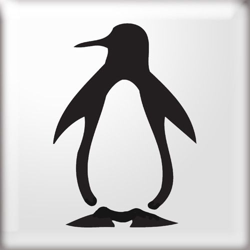 500x500 Penguin Stencils Penguins, Stenciling And Silhouettes