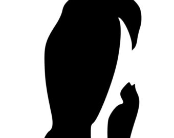 340x270 Baby Penguin Decal Etsy