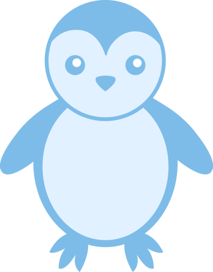431x550 Blue Penguin Clip Art