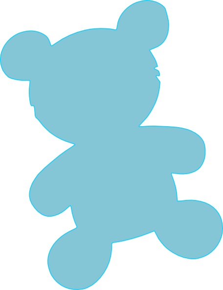 456x593 Teddy Bear Silhouette Clip Art