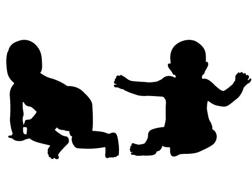 500x350 Baby Silhouette Clip Art 101 Clip Art