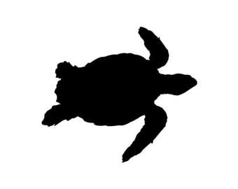 Baby Sea Turtle Silhouette at GetDrawings | Free download