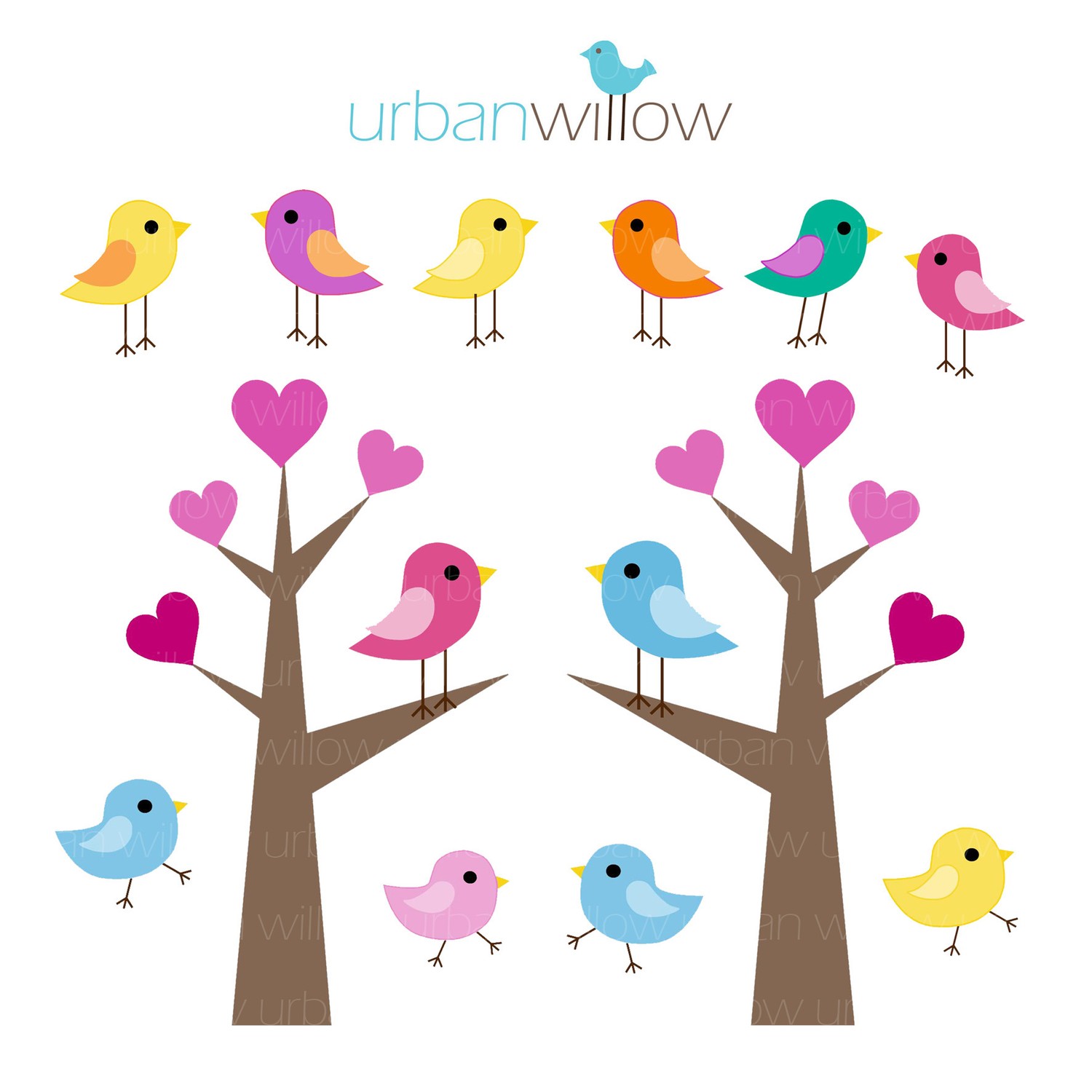 1500x1500 Free Love Bird Clipart, Hanslodge Clip Art Collection