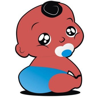 Baby Silhouette Vector