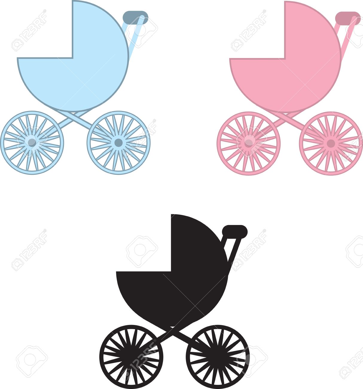 1214x1300 Blue Baby Carriage Clipart Silhouette