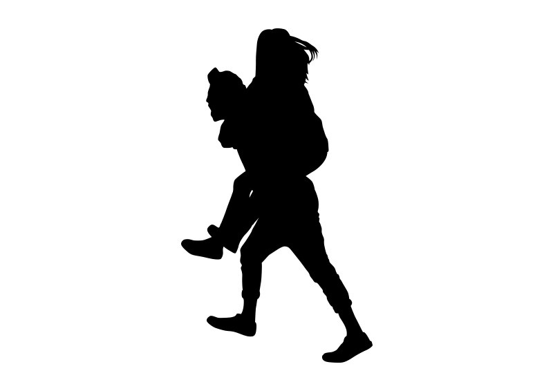 800x566 Of Boy Carrying Girl On His Back