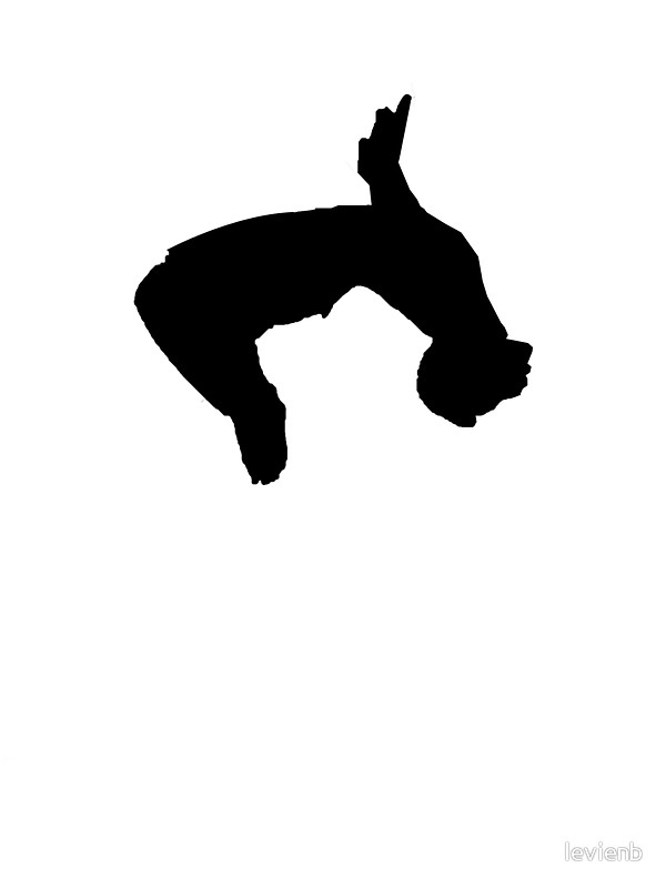 600x800 Parkour Backflip Stickers By Levienb Redbubble