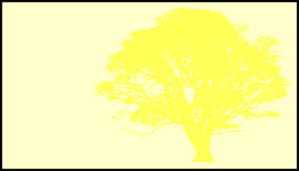 299x171 Tree, Orange, Silhouette, Yellow Background Clip Art