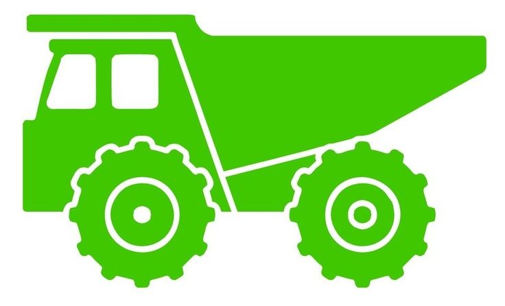 736x446 Dump Truck Clipart Silhouette