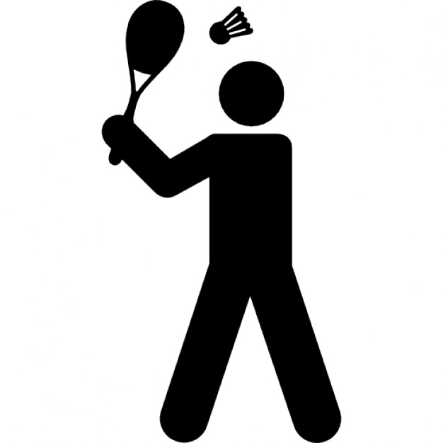 626x626 Badminton Player Icons Free Download