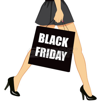 450x450 Black Silhouette Woman Purple Shopping Bag Clipart Walking Collection