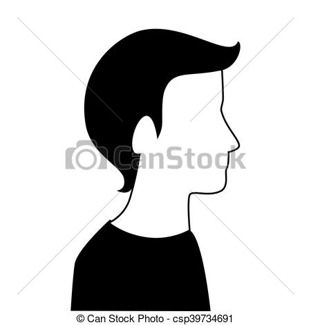 450x470 Silhouette Person Vector Clipart Royalty Free. 232,302 Silhouette