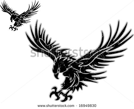 450x367 Eagle Clipart Black Outline Collection