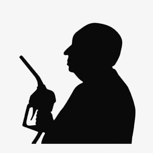 500x500 Black Man Side Face, Black, Pistol, Bald Head Png Image