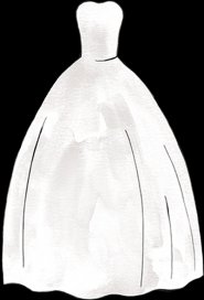 185x272 Ball Gown Silhouette Sketch ( What Are The Different Styles