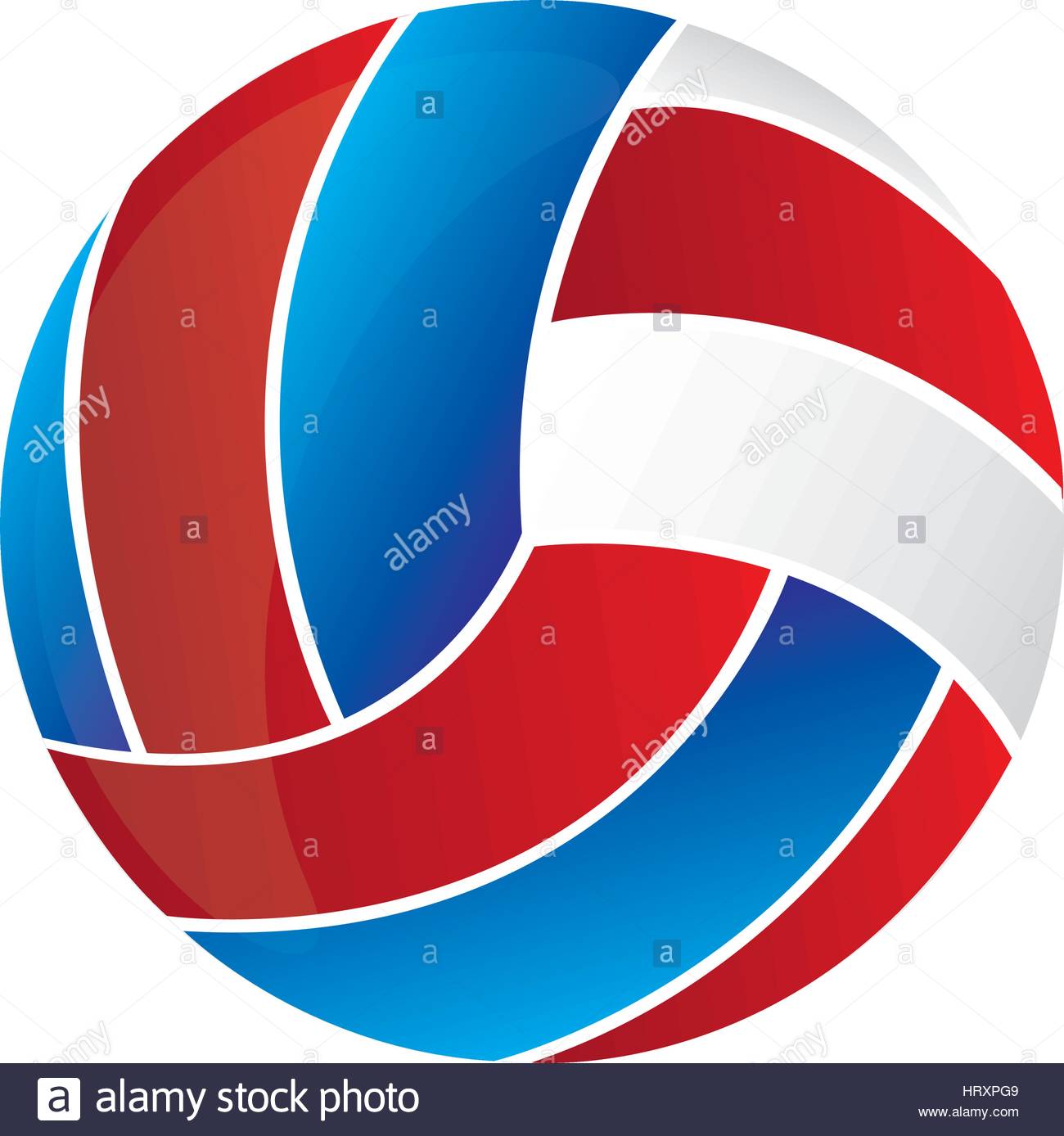 1300x1388 Colorful Silhouette With Volleyball Ball Vector Illustration Stock