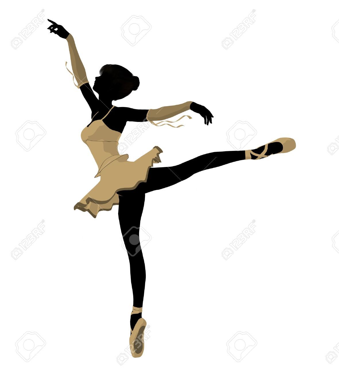 1181x1300 Ballerina Silhouette Ballerina Silhouette On A White Background