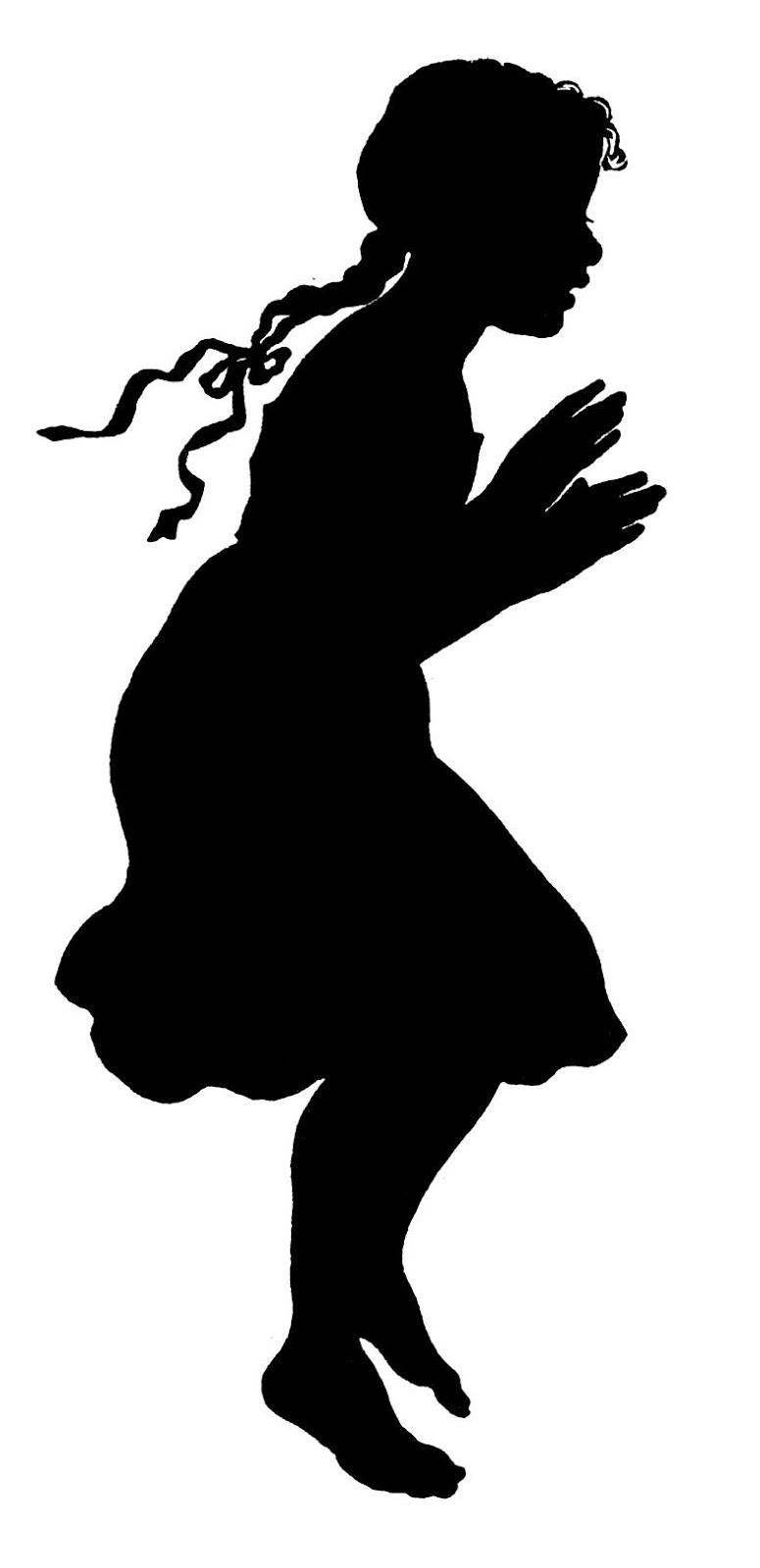 775x1600 Clipart Little Girl Silhouette Ballerina Cliparts