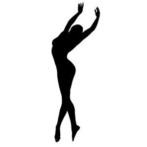 300x300 Dancing Woman Silhouette Clipart, Cliparts Of Dancing Woman
