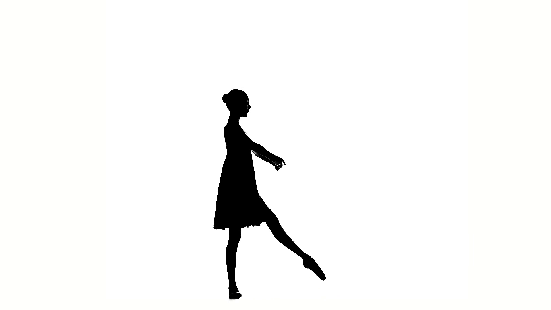 Ballerina Girl Silhouette at GetDrawings | Free download