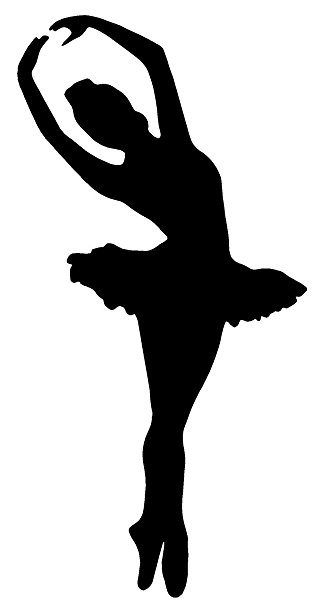 Ballerina Girl Silhouette at GetDrawings | Free download