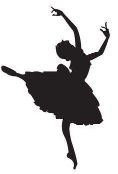 236x346 Bailarina. Silueta. Silhouettes