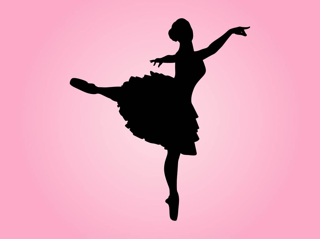 1024x765 Dancing Ballerina Silhouette Vector Art Amp Graphics