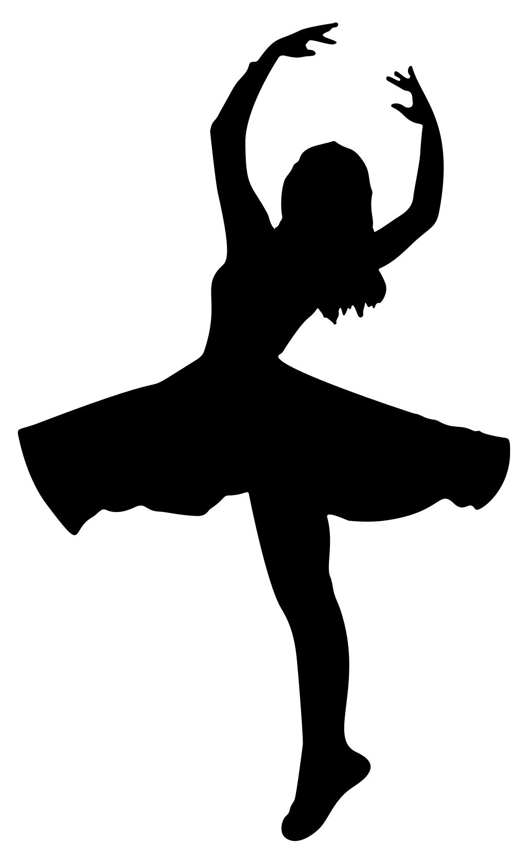 1029x1688 Female Dancer Silhouette Clipart