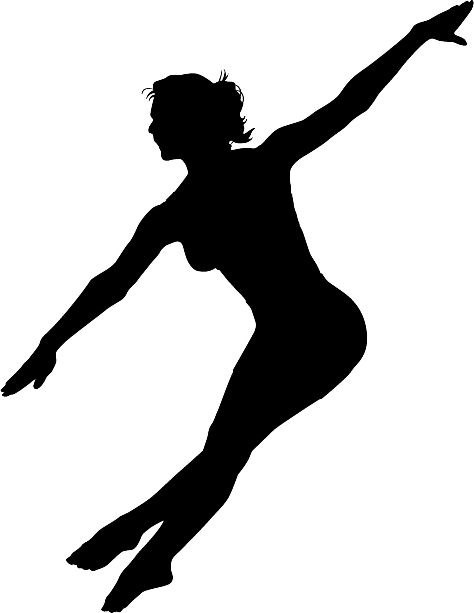 474x613 Female Dancer Silhouette Die Cut Vinyl Decal Sticker. You Pick