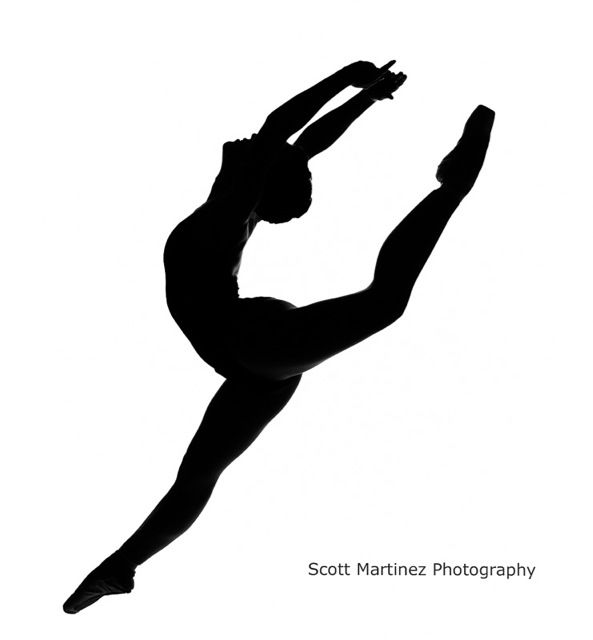 593x640 Dancer Clipart Silhouette Leap