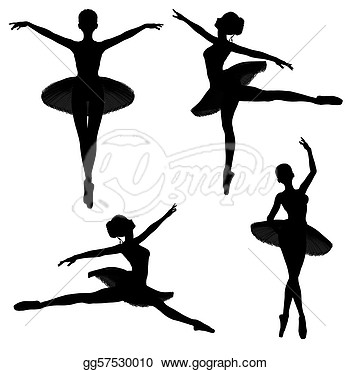 350x370 Drawn Ballerina Silhouette