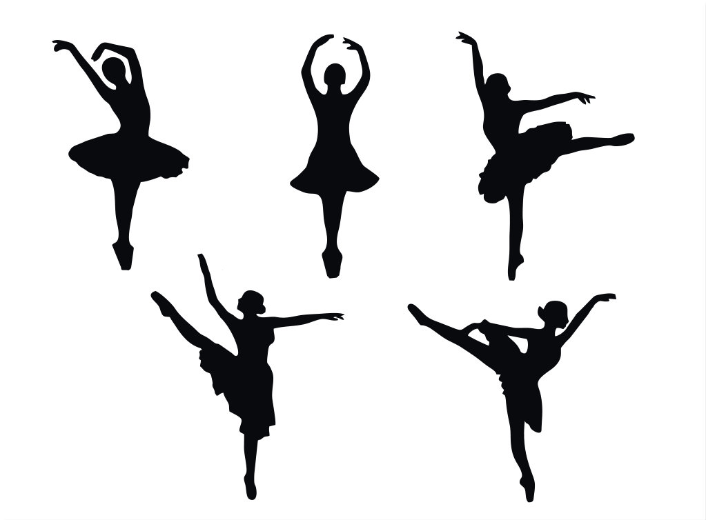 1023x754 Ballet Dancers Silhouette