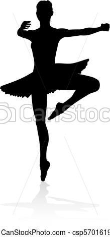 219x470 Dancing Ballet Dancer Silhouette. Ballet Dancer Silhouette Eps