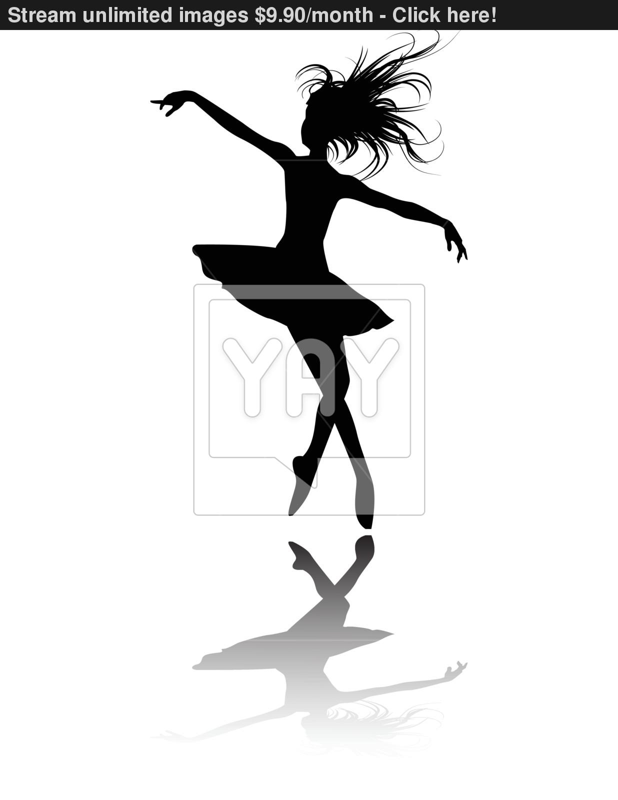 1236x1600 The Vector Ballet Dancers Silhouette Vector