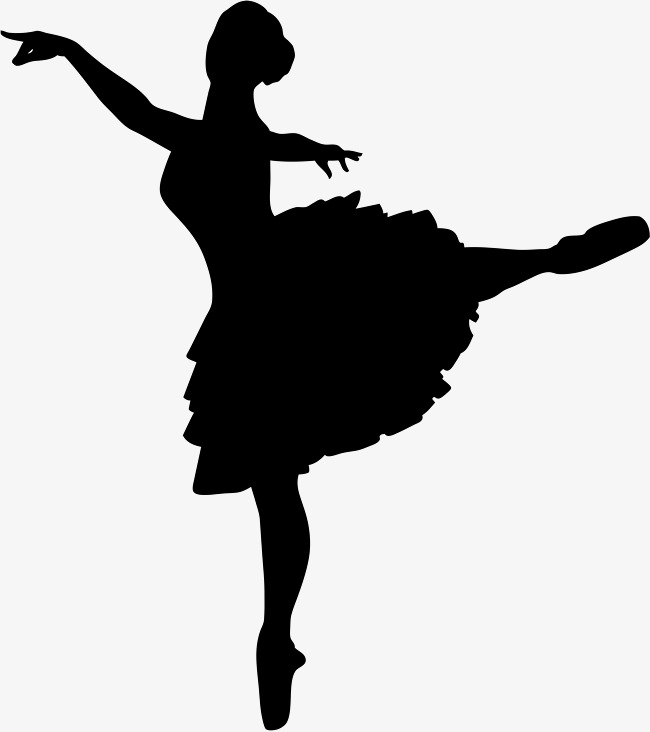 650x732 Ballet Dancing Silhouette, Ballet Action, Ballet Silhouette, Black
