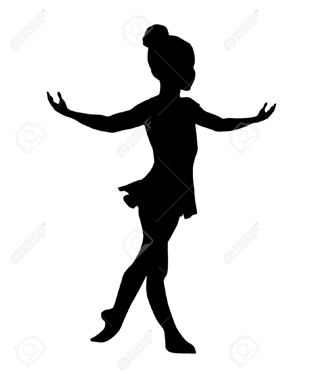 1113x1300 Little Dancing Ballerina Silhouette Asmaa