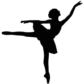 283x283 Ballet Dancer Silhouette Silhouette Of Ballet Dancer