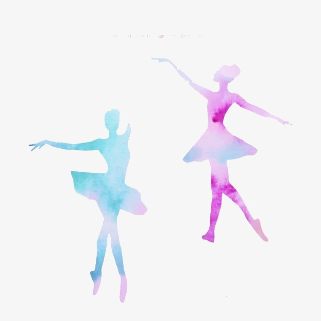 626x626 Silhouette Of Two Ballet, Dress, Ballet, Dance Png Image