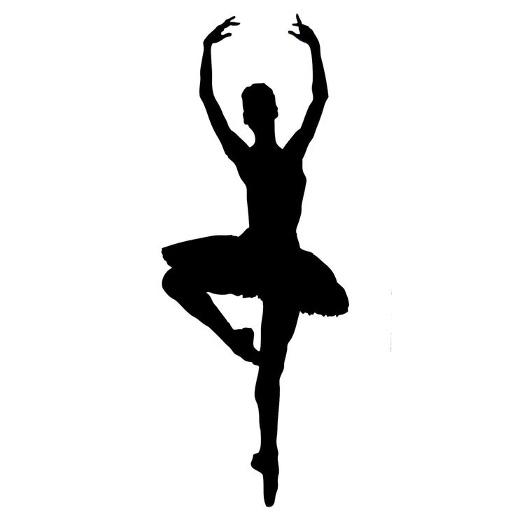 Ballet Slipper Silhouette at GetDrawings | Free download