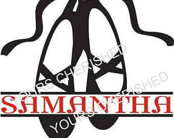 340x270 Ballerina Cut File Etsy