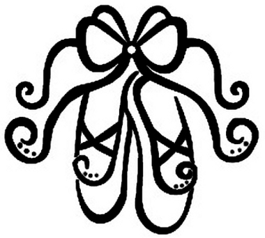 380x342 Ballerina Silhouette Decal