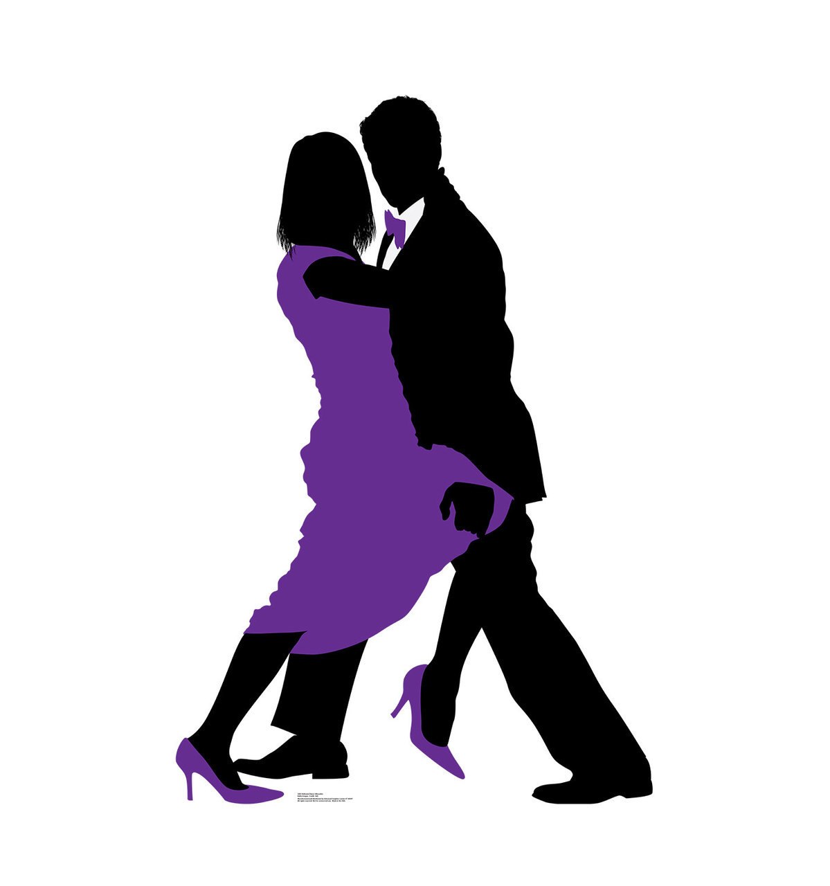 1199x1280 Life Size Ballroom Dancers Silhouette Cardboard Standup Cardboard