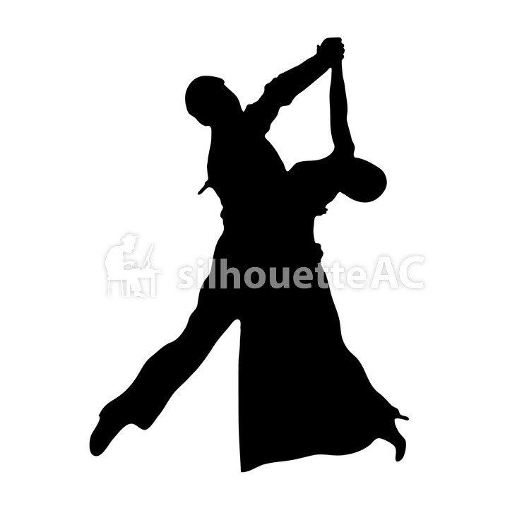 749x750 Free Silhouette Vector 2, 2 People