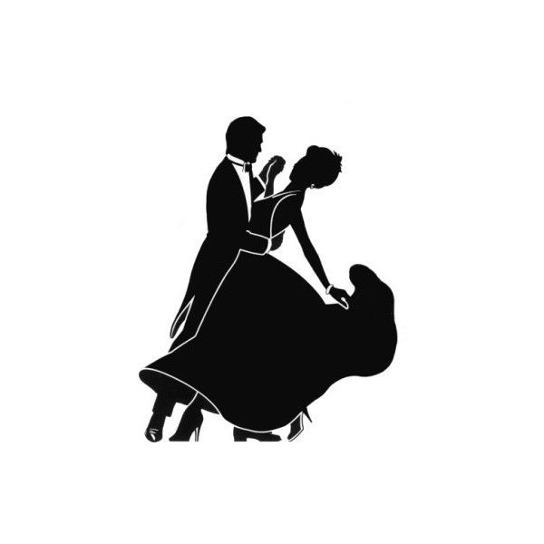 600x600 Ballroom Dancing Silhouette R4 Found On Polyvore Shall We Dance