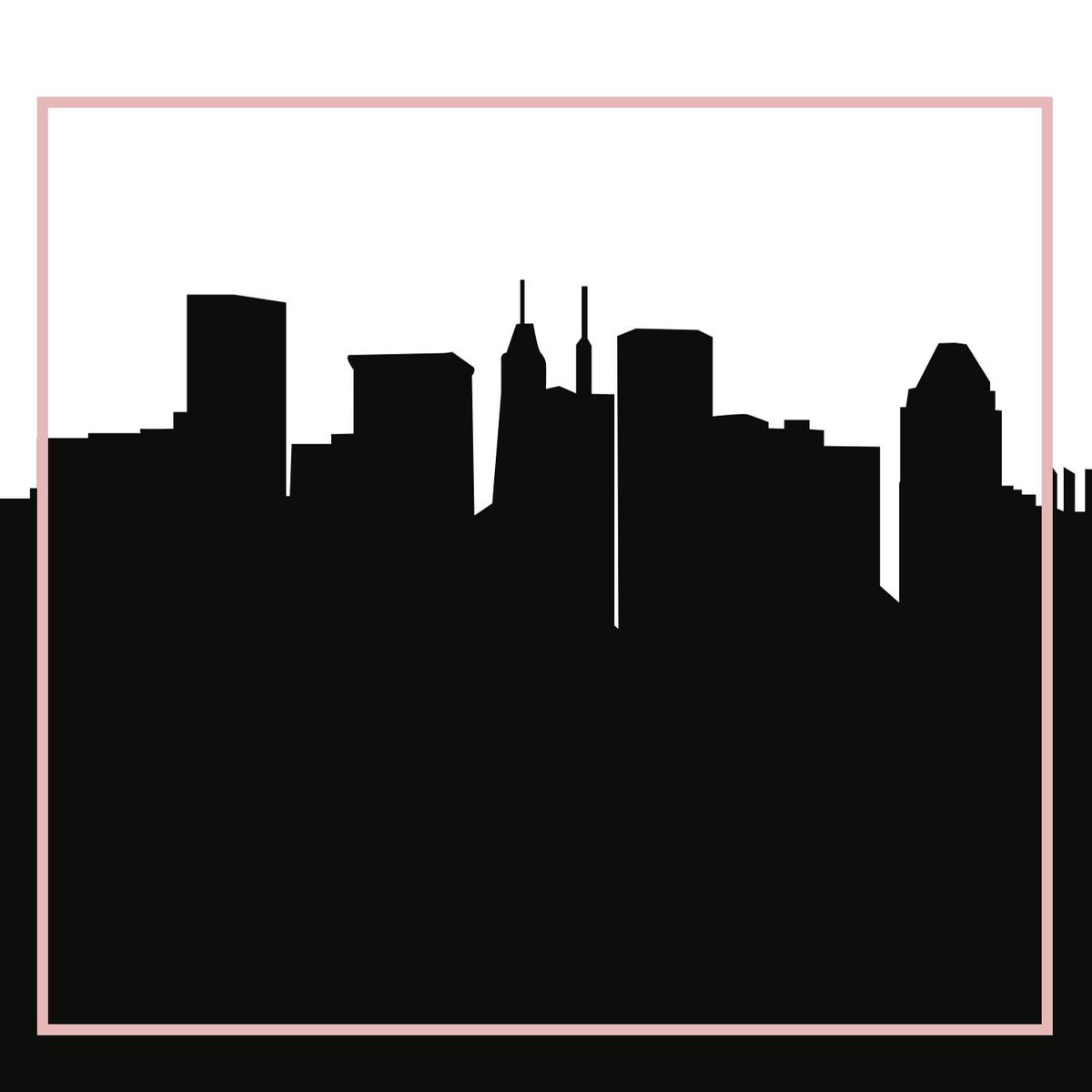 1200x1200 Baltimore, Maryland Skyline Silhouette Cityscape Purses