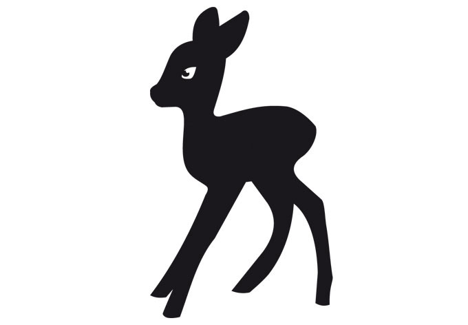 680x472 Bambi Wall Decal