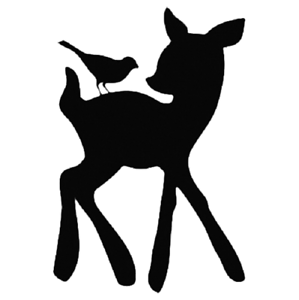 299x300 Bambi Amp Bird Bambi Deer Bird Disney Theme Car Wall Art Vinyl