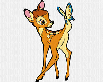 340x270 Bambi Silhouette Etsy
